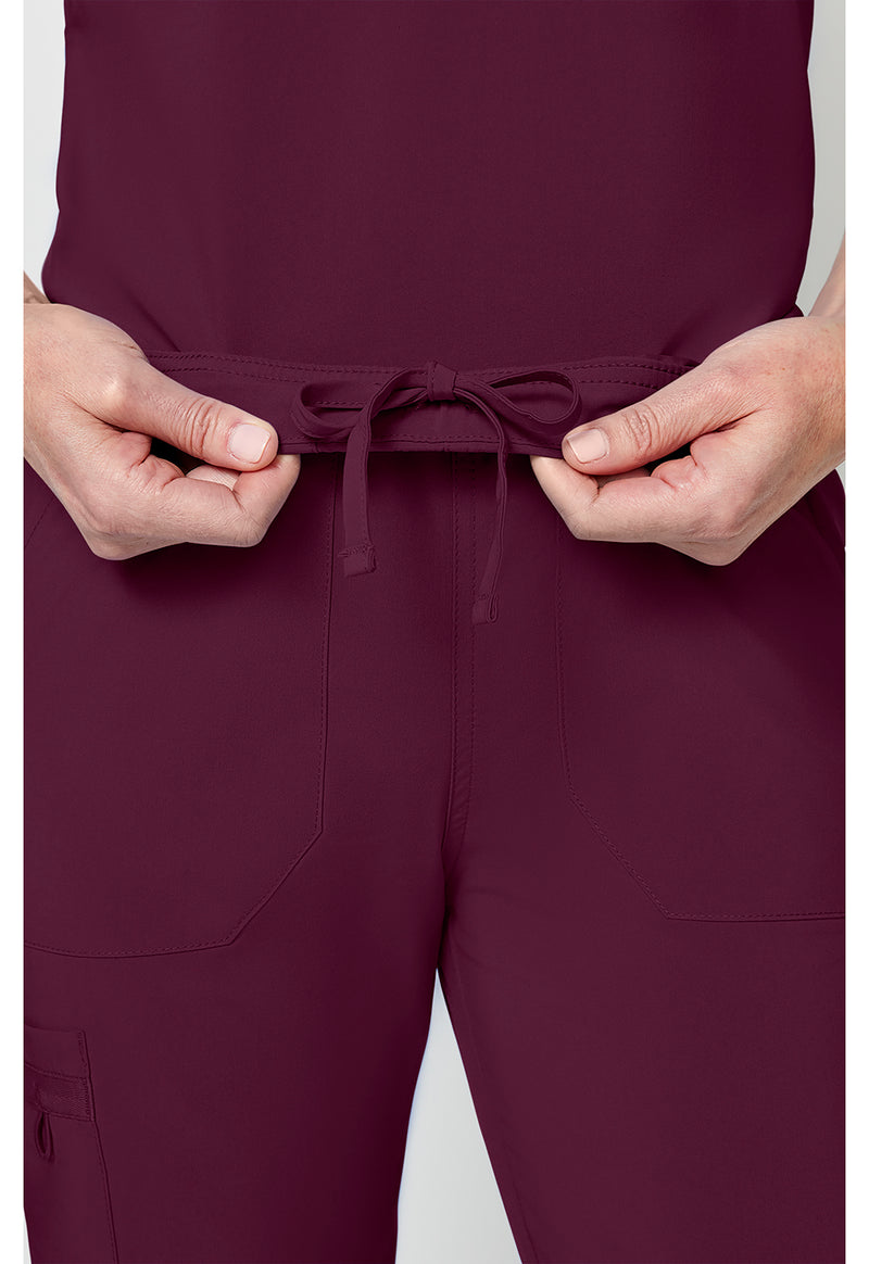 wine - Unisex Natural Rise Tapered Leg Pant (View 2)