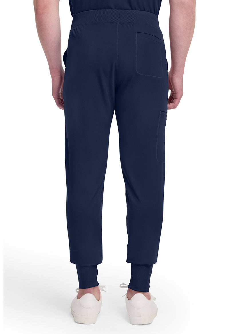 Navy - Men's Natural Rise Jogger – Tall (Back)