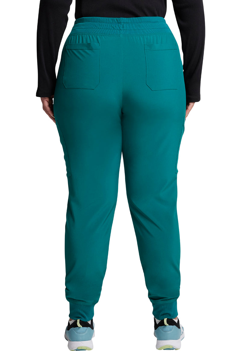 Hunter Green - Dickies EDS Essentials Women Scrub Pants - Back View