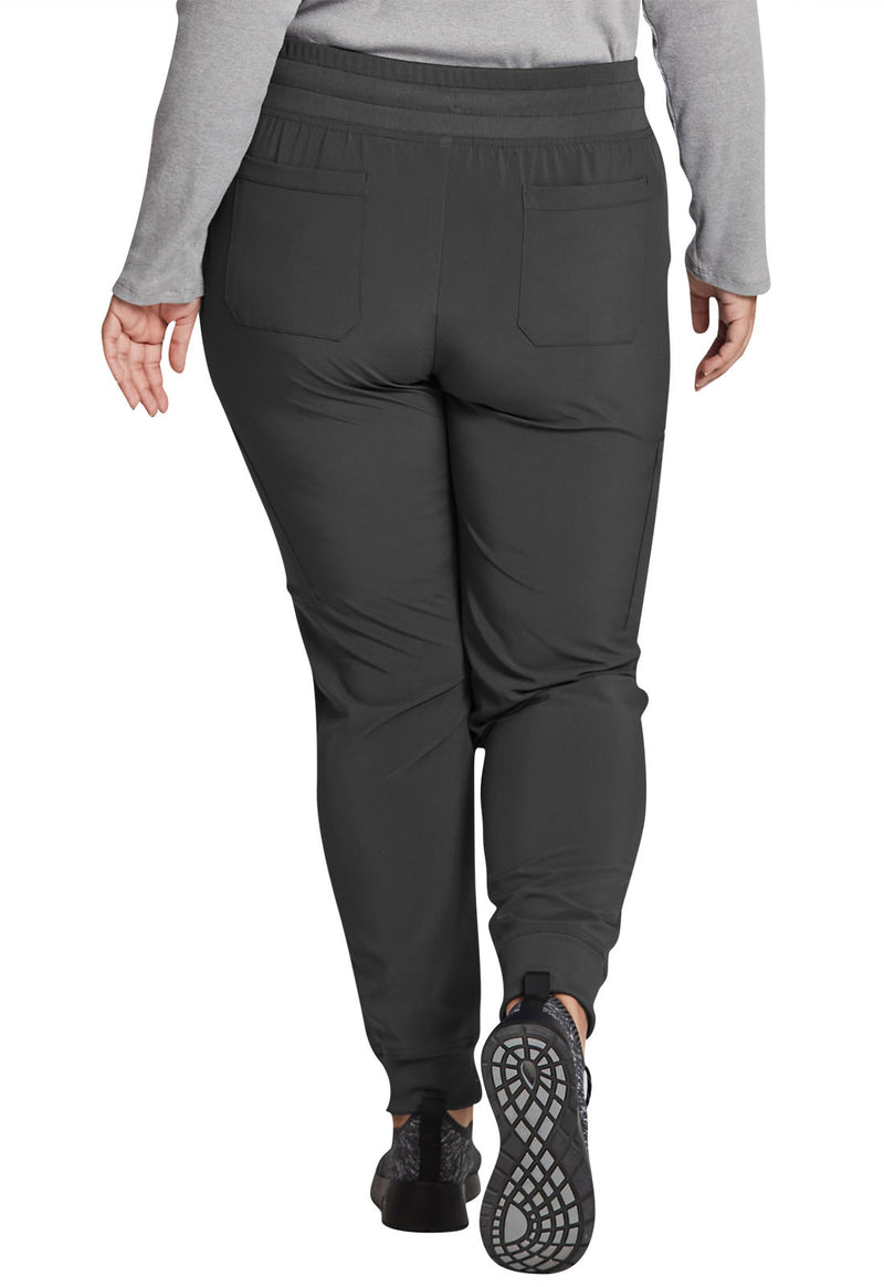 Pewter - Dickies EDS Essentials Women Scrub Pants - Back View