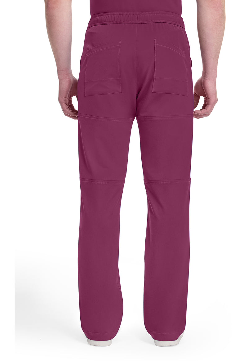 wine - Men's Zip Fly Cargo Pant (Back)