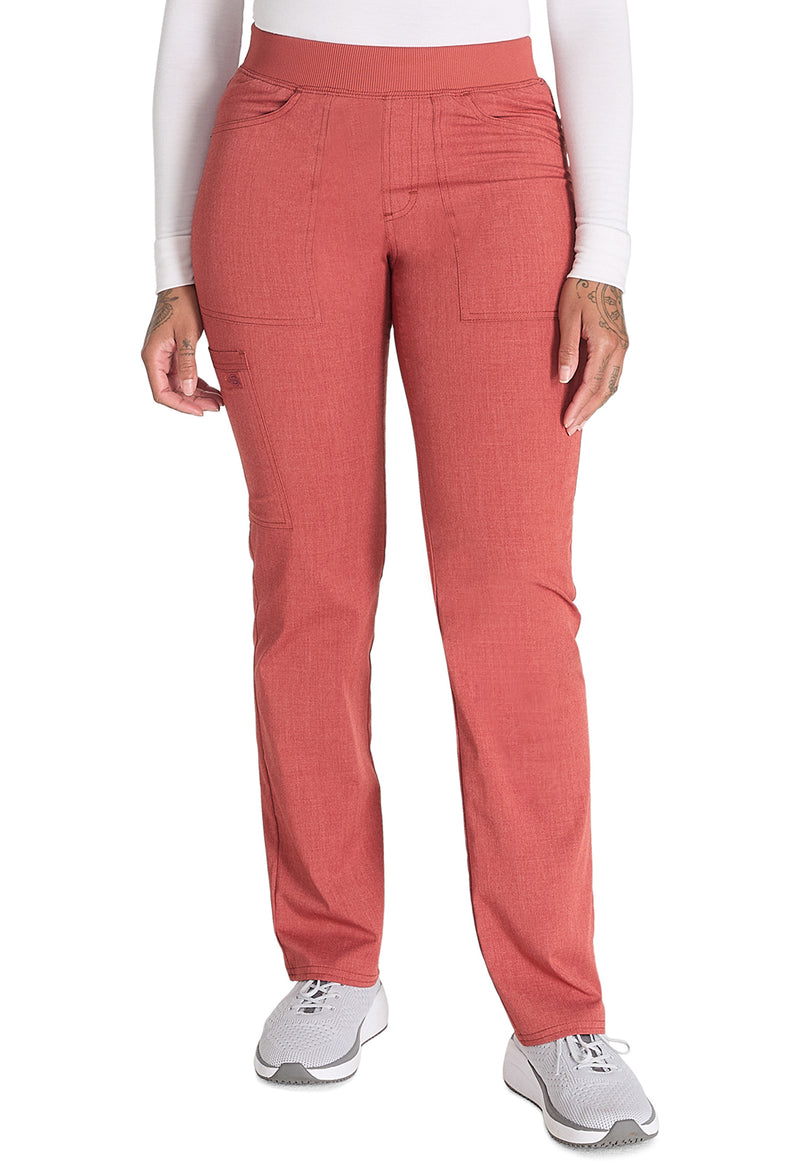Heather Clay - Dickies Balance Women Scrub Pants - Front View