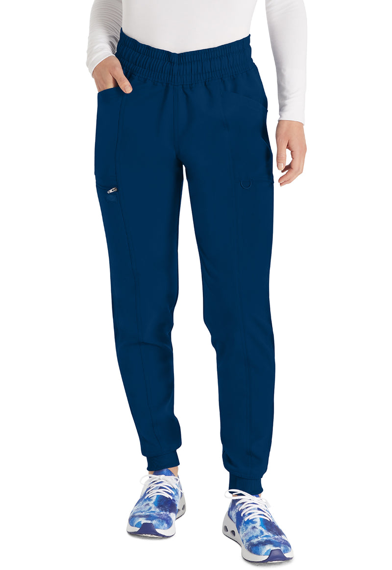 Navy - Dickies Balance Women Scrub Pants - Front View