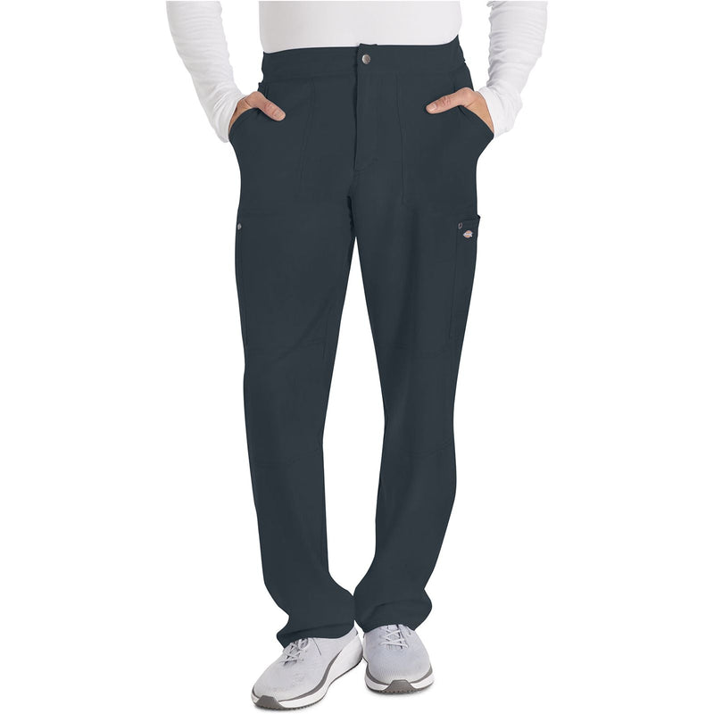pewter - Men's Mid Rise Zip Fly Straight Leg Pant