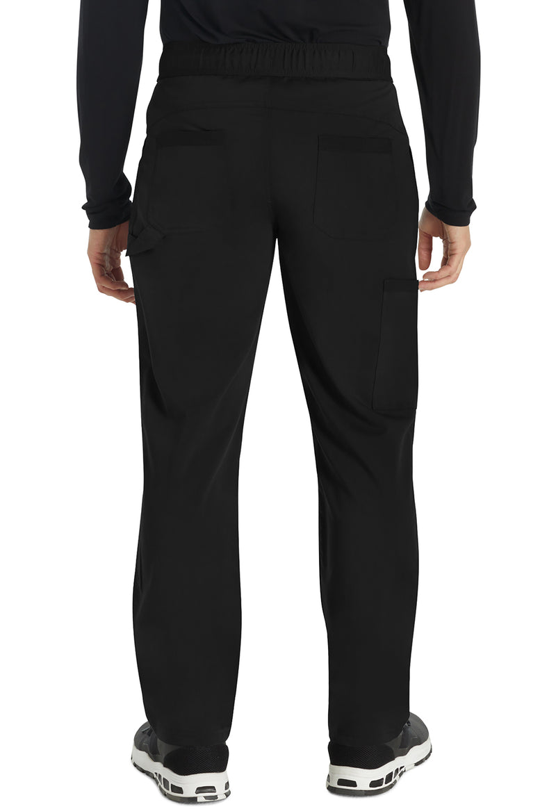 Black - Dickies Balance Men Scrub Pants - Back View