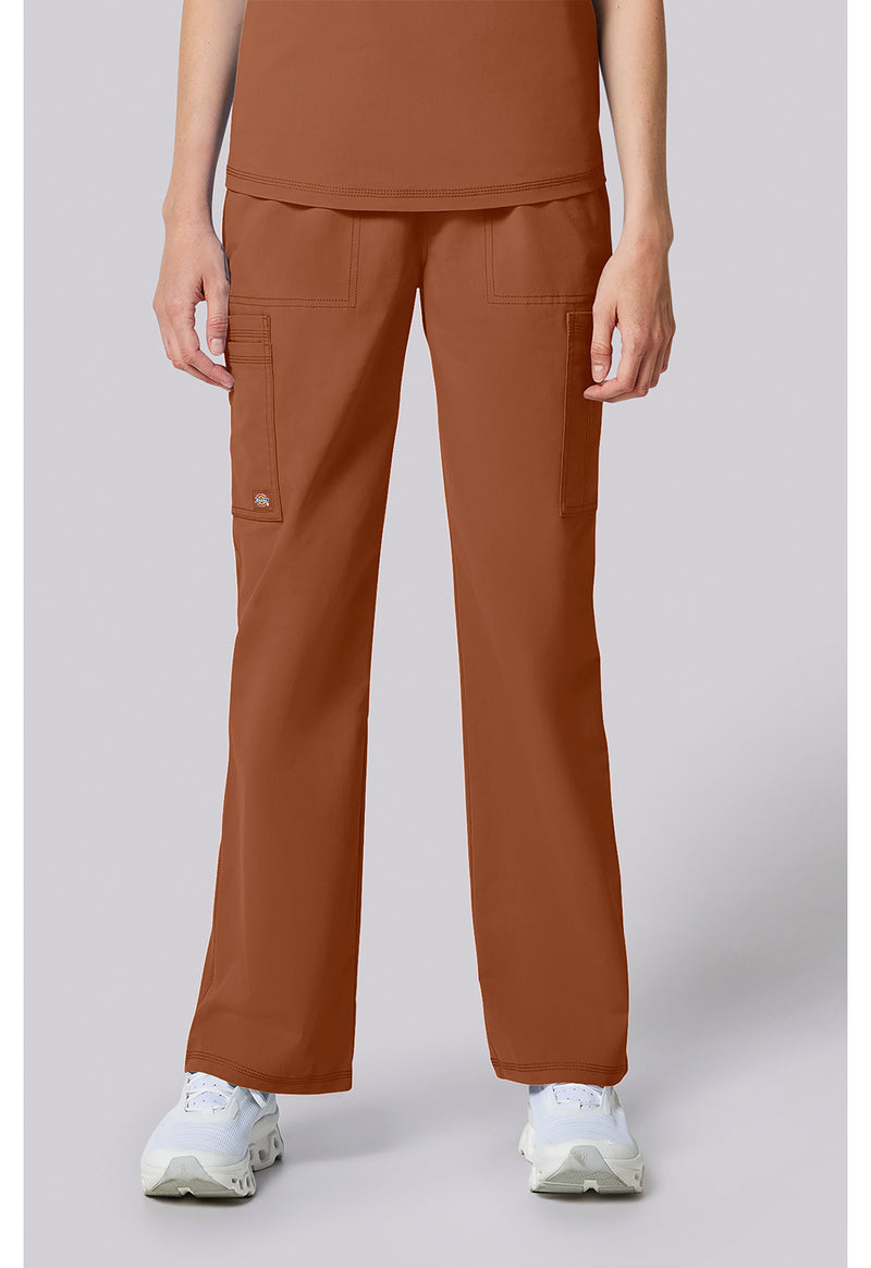 Ginger Glow - Dickies Forge Women Scrub Pants - Front View