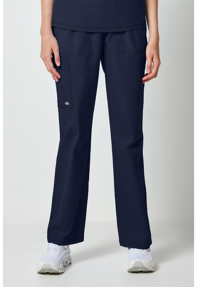 Navy - Dickies Forge Women Scrub Pants - Front View