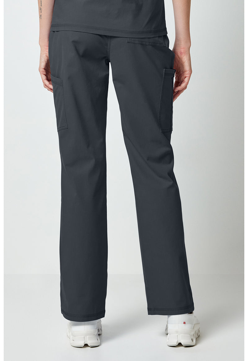 Pewter - Dickies Forge Women Scrub Pants - Back View