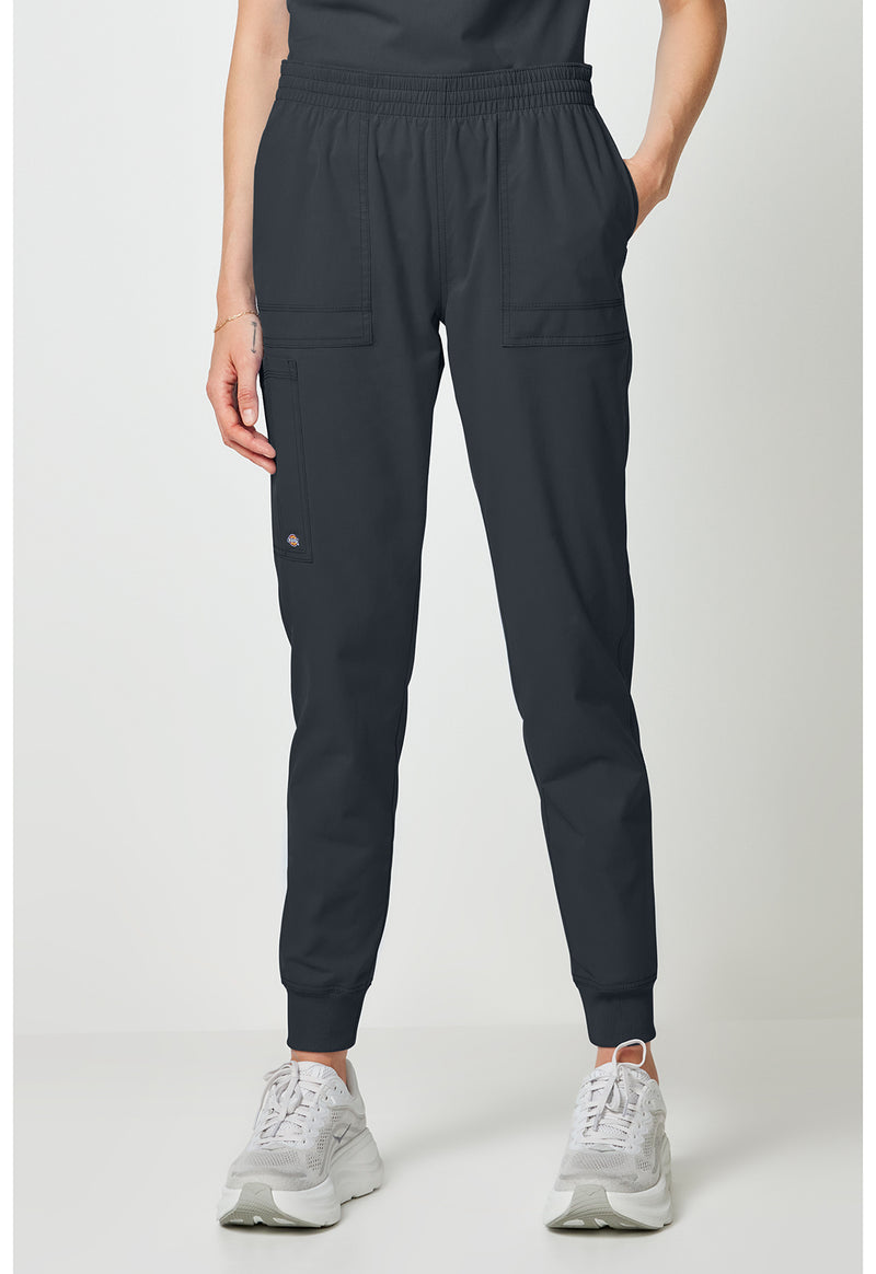 Pewter - Dickies Forge Women Scrub Pants - Front View