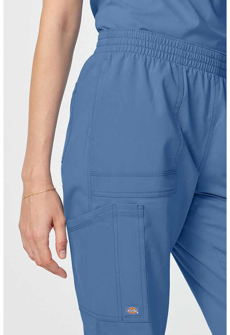 Vintage Blue - Women's Mide Rise Cargo Jogger (View 3)