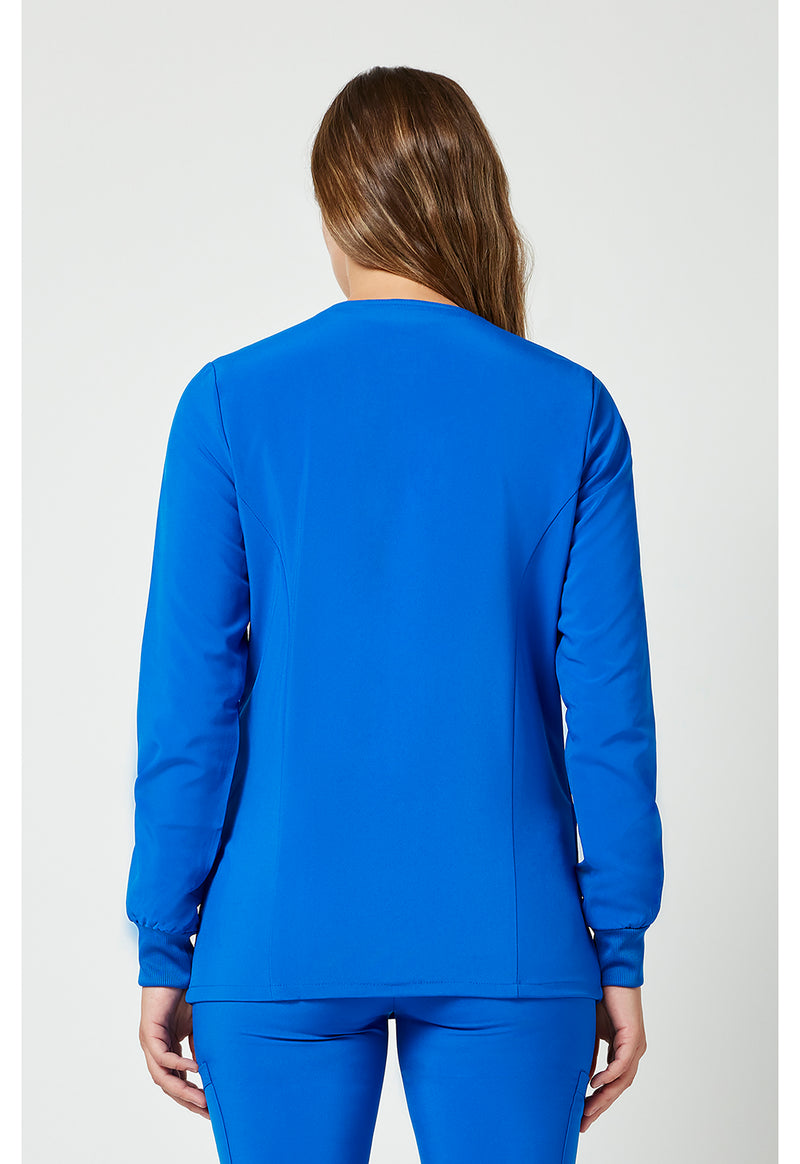 Royal - Dickies EDS Essentials Women Scrub Jacket - Back View