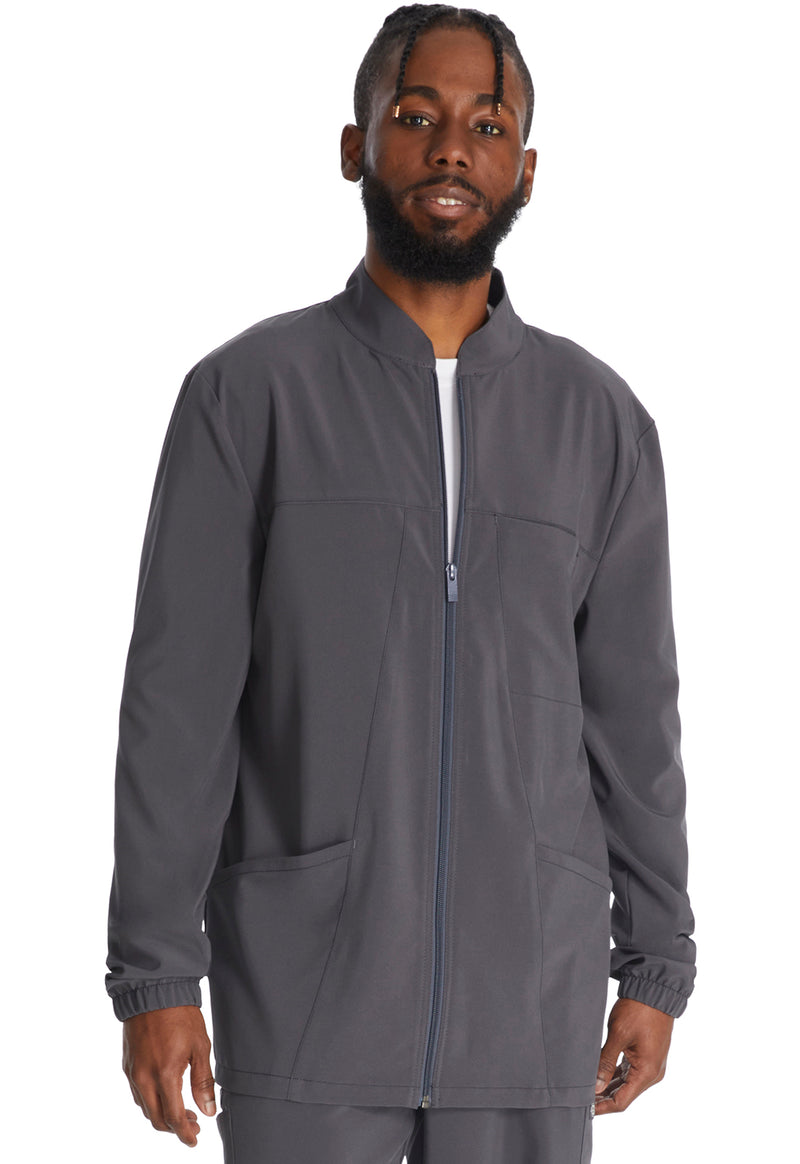 Pewter - Men's Zip Front Jacket