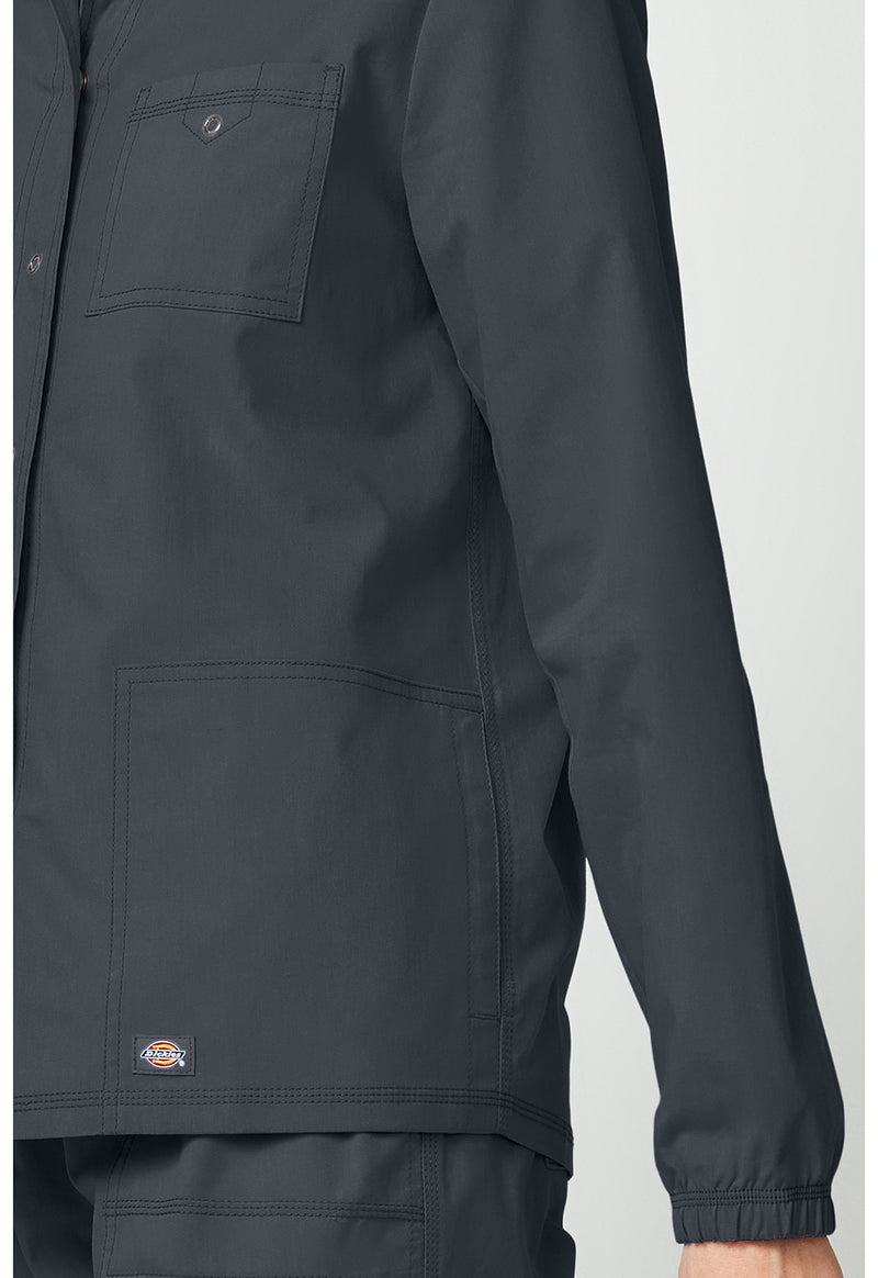 Pewter - Women's snap front jacket (View 4)