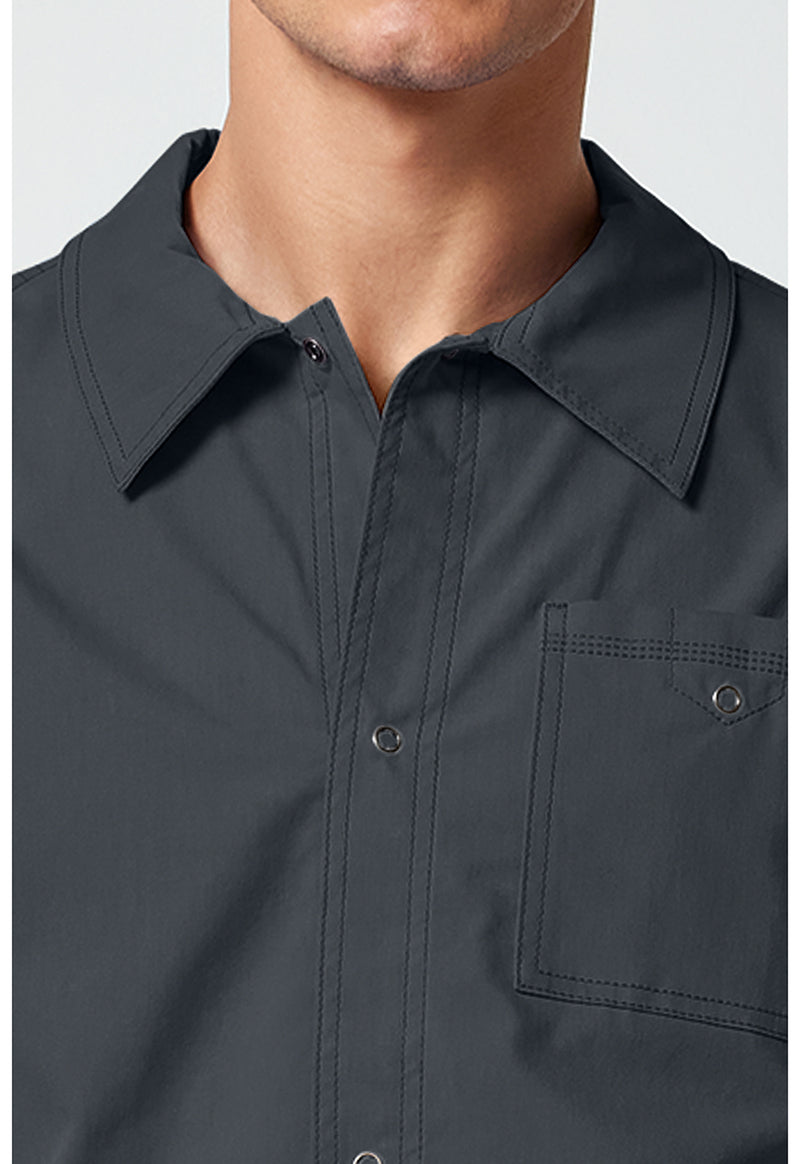 Pewter - Men's snap front jacket (View 2)