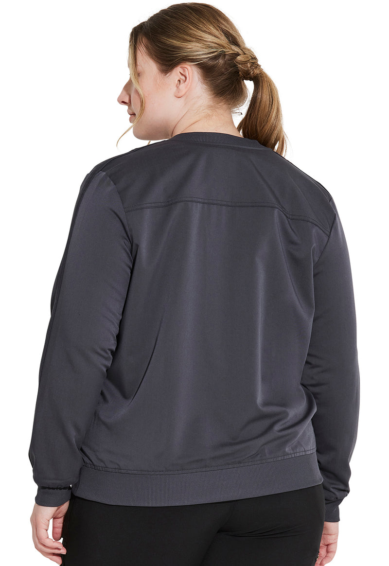 Pewter - Zip Front Jacket (Back)