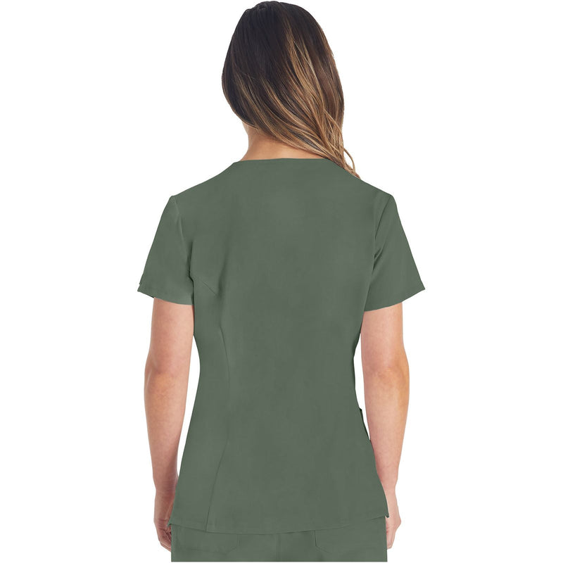 olive - V-Neck Top