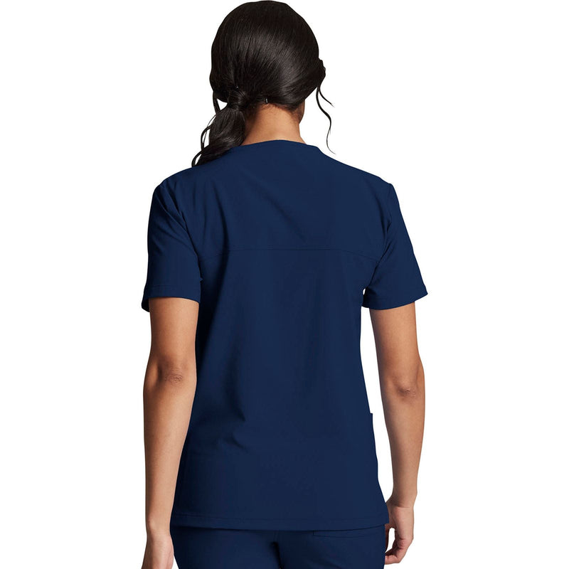 navy - Unisex V-Neck Top