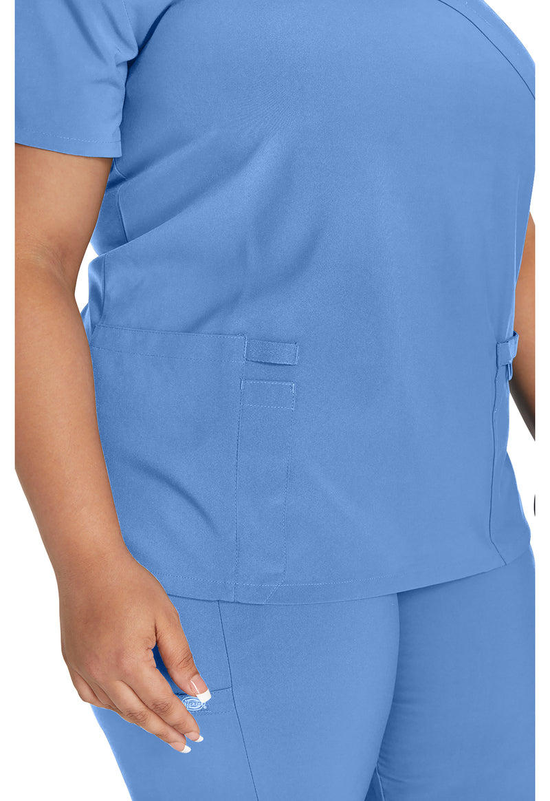 Ciel - Women's Mock Wrap Scrub Top (View 2)