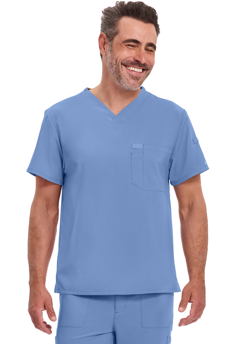 Ciel - Dickies EDS Essentials Men Scrub Top - Front View
