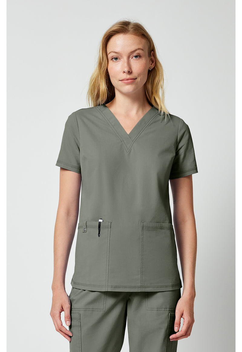 Moonstone - Dickies Forge Women Scrub Top - Front View