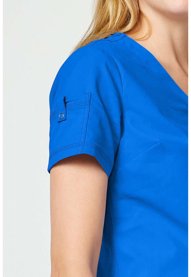 Royal - Women's Tuck In Scrub Top (View 3)