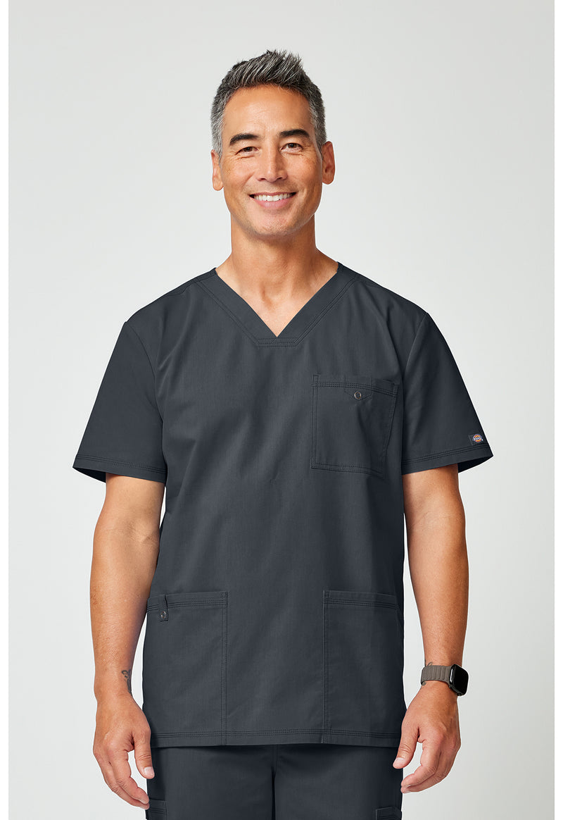Pewter - Men's V-Neck Top
