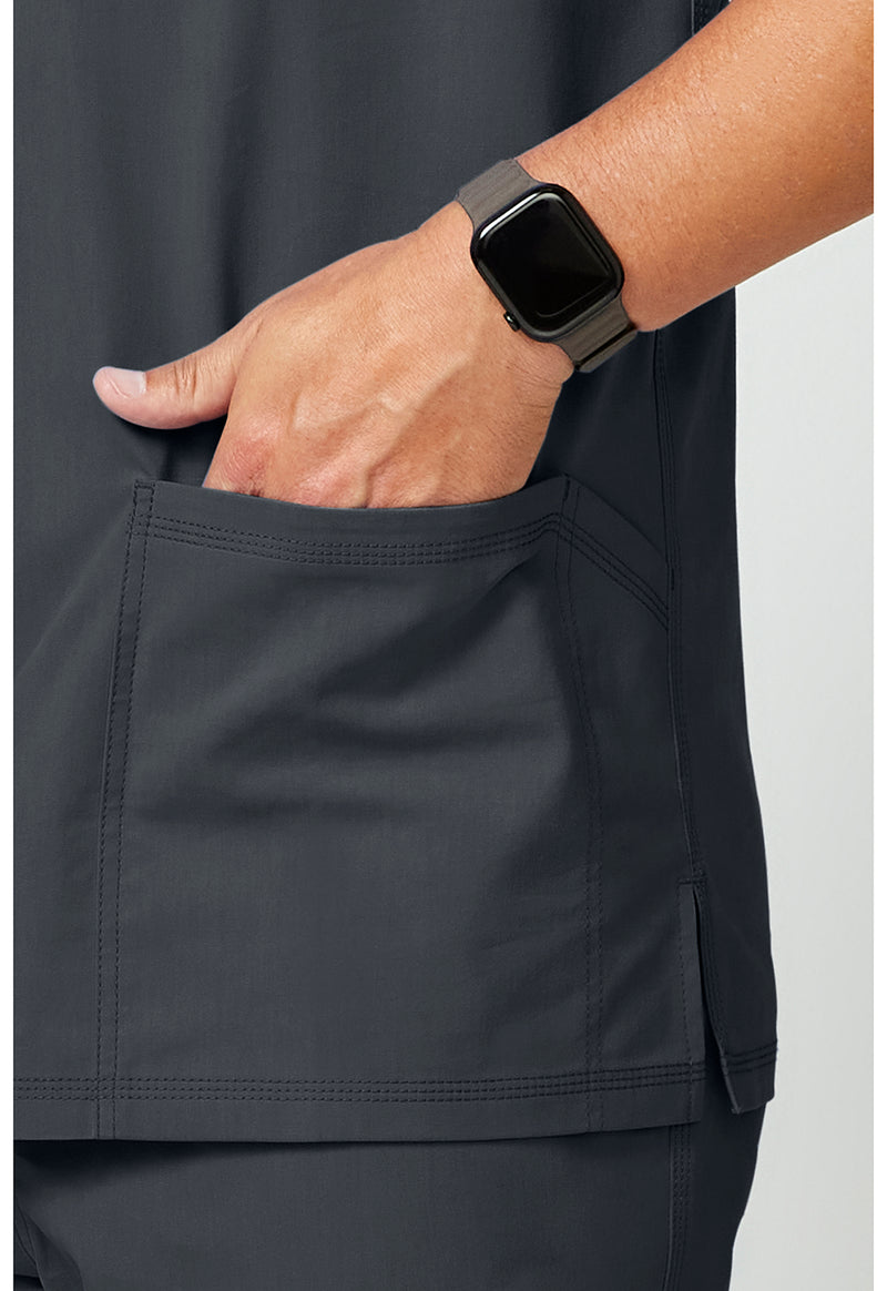 Pewter - Men's V-Neck Top (View 4)