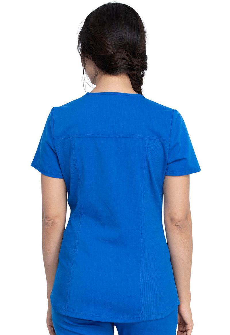 Royal - Dickies Balance Women Scrub Top - Back View