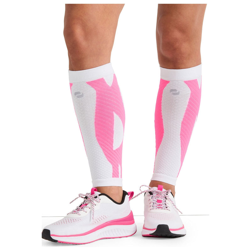 white/shocking pink - Calf Sleeve 10-15 mmHg Compression