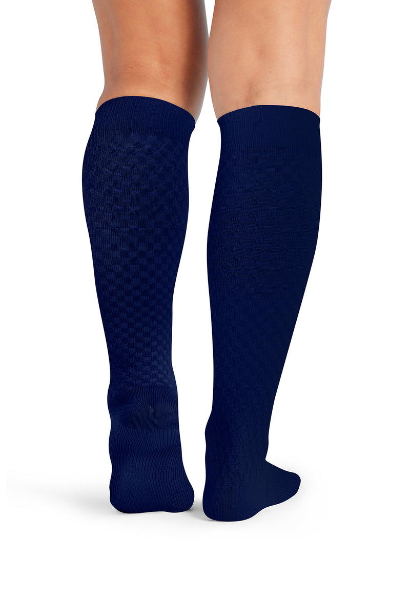 Navy - Knee High 8-15 mmHg Compression Sock (Back)