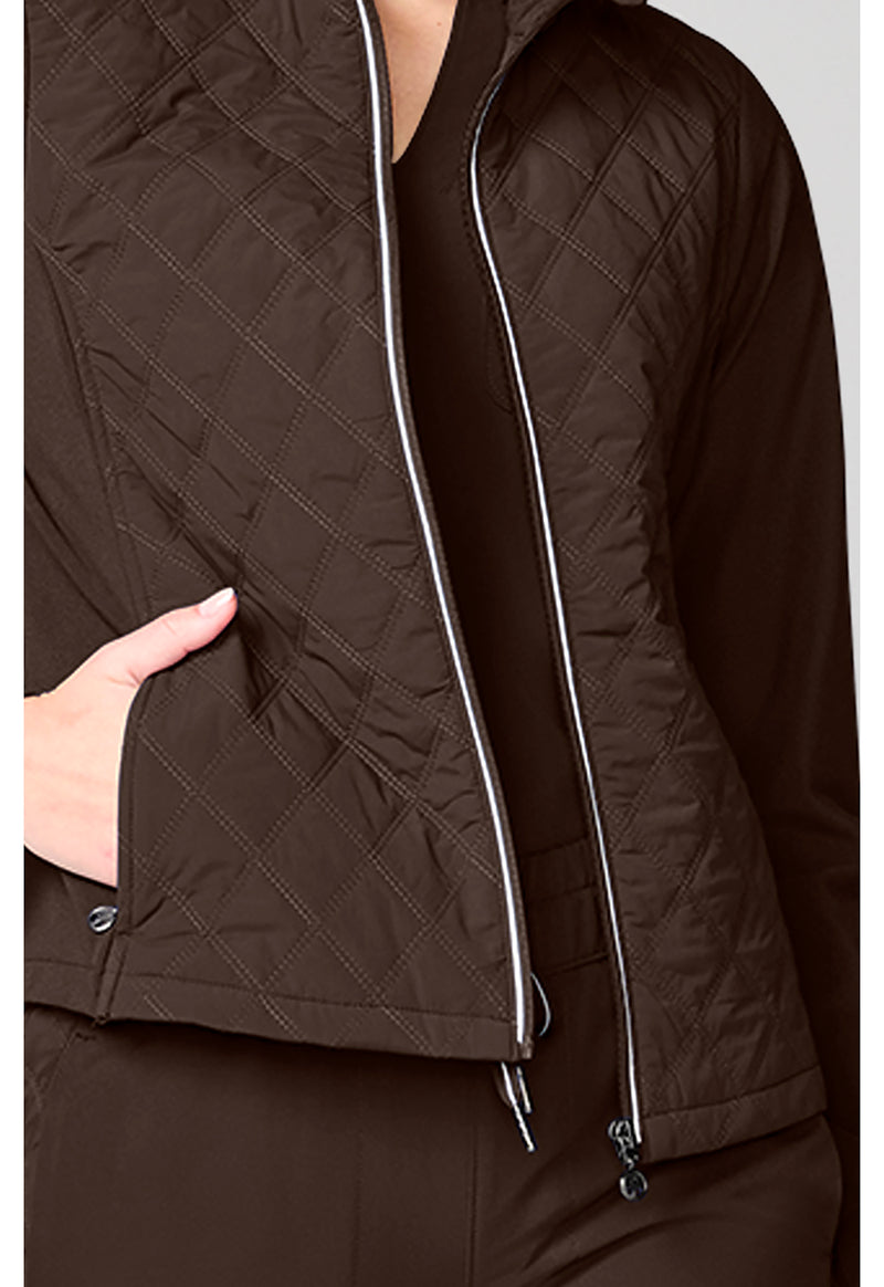 Dark Chocolate - Quilted Jacket (View 2)