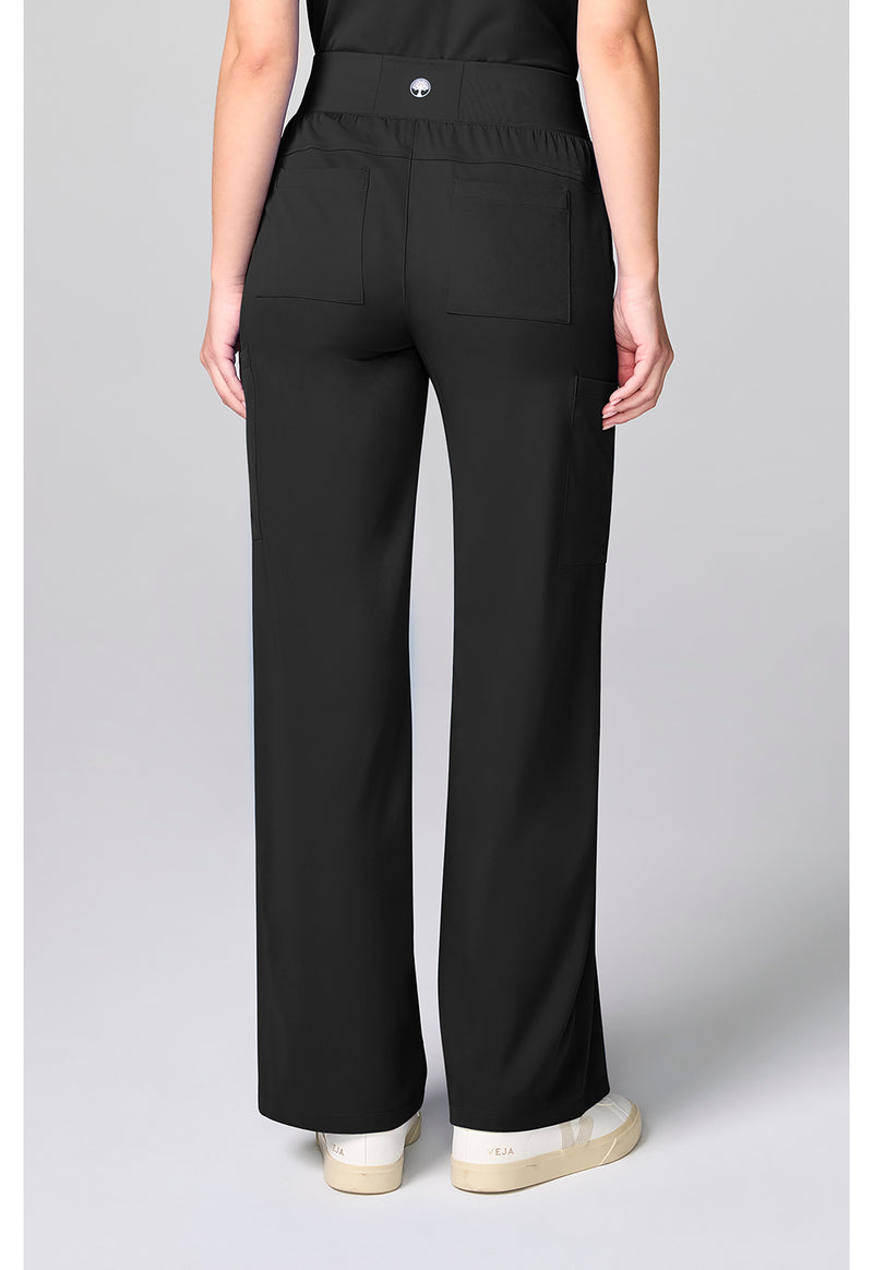 BLACK - Wide Leg Pant – Petite (Back)