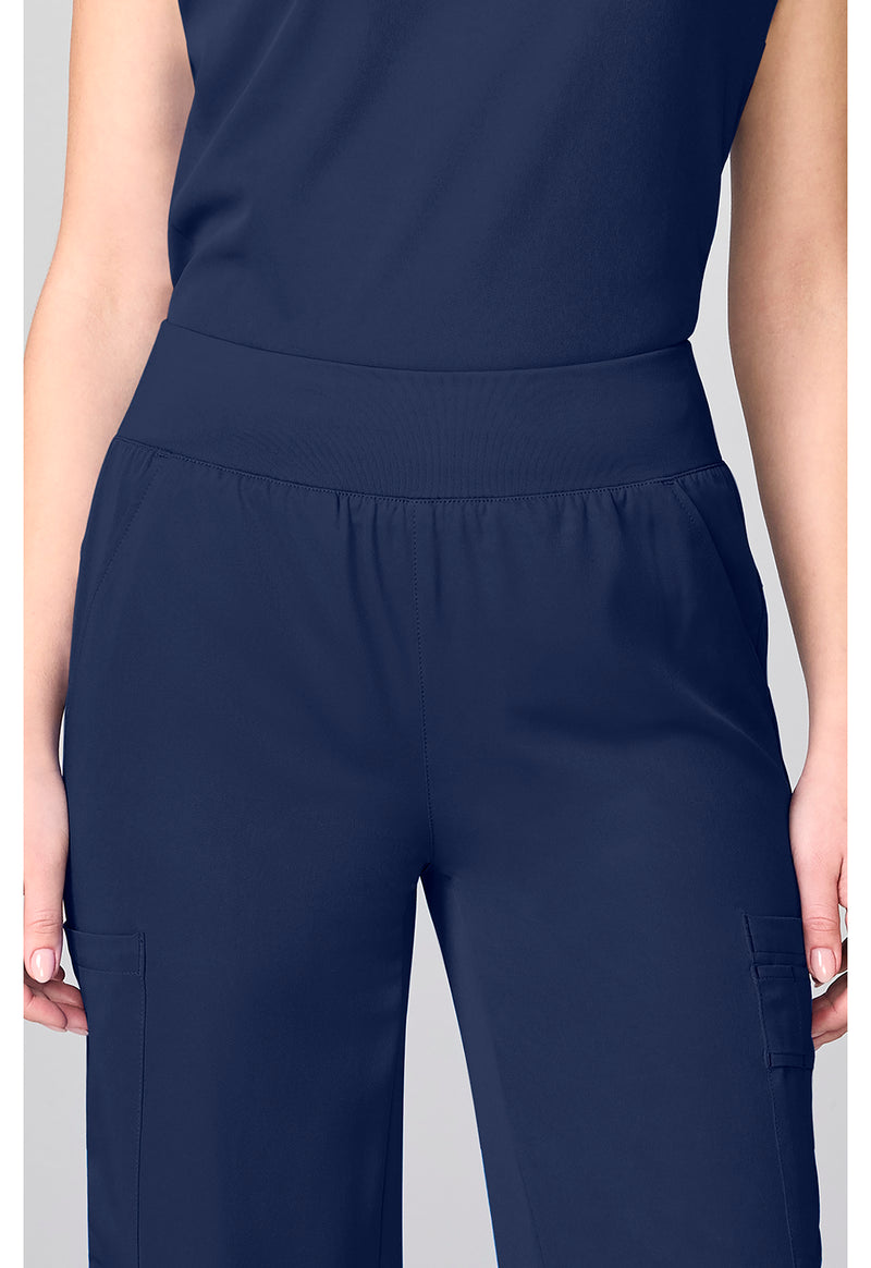 Navy - Wide Leg Pant – Petite (View 3)
