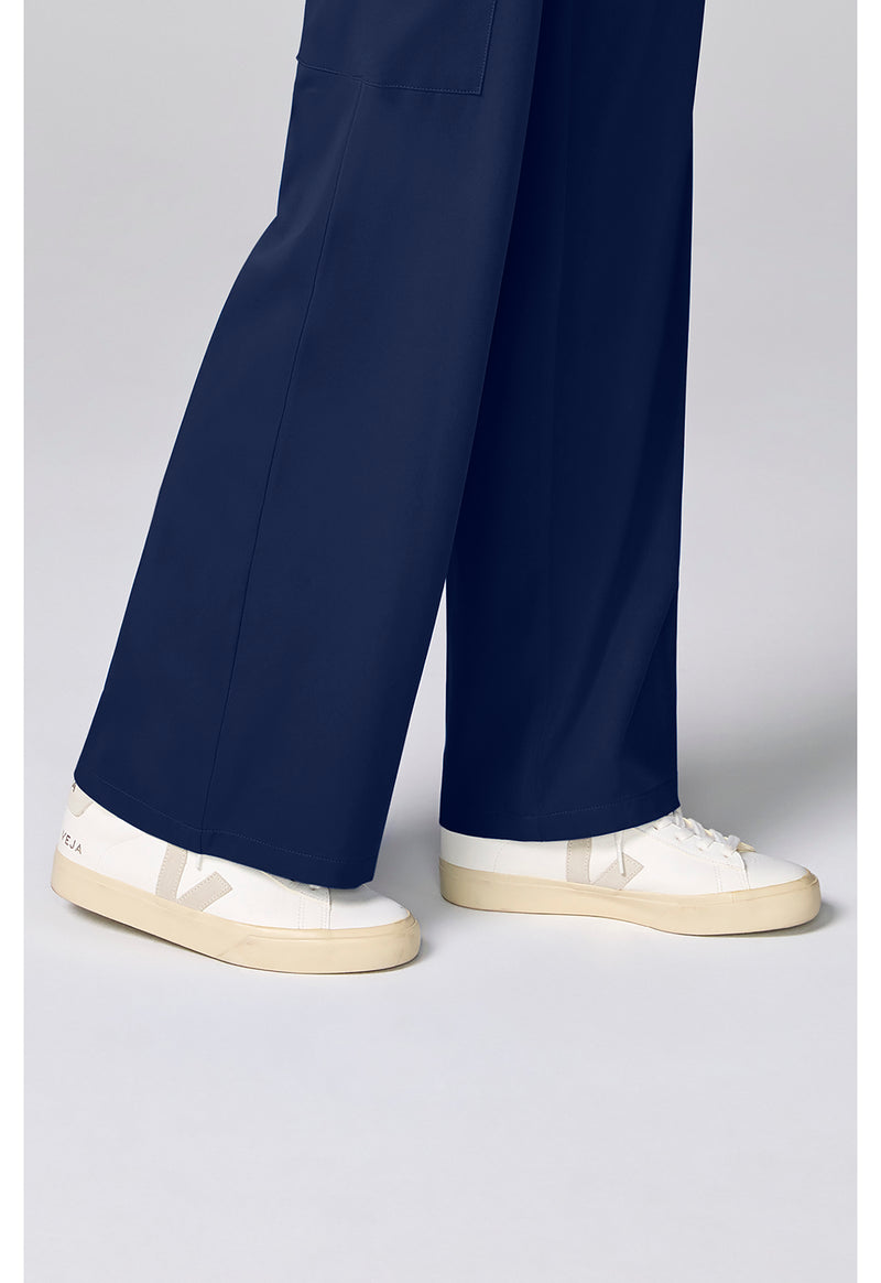 Navy - Wide Leg Pant – Petite (View 4)