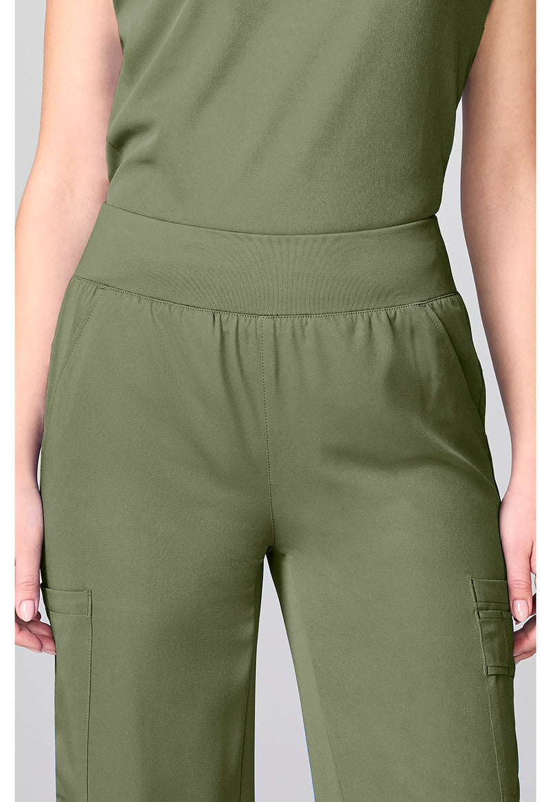 Olive - Wide Leg Pant – Petite (View 3)