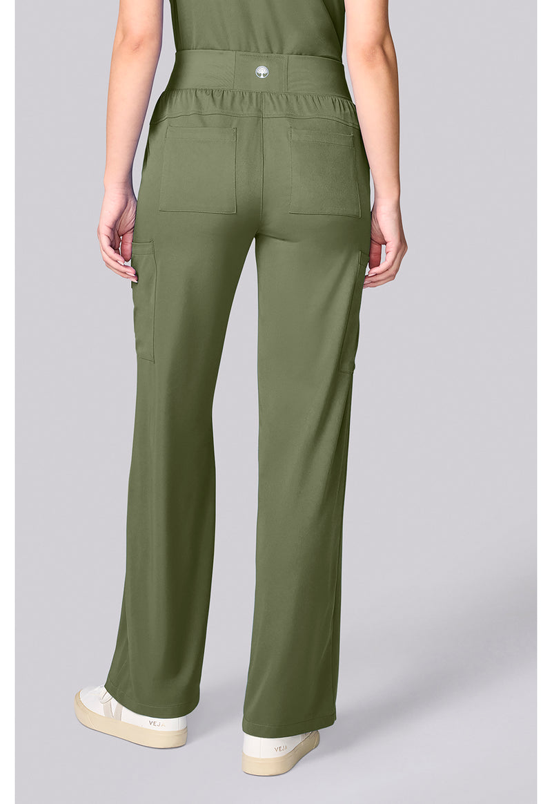 Olive - Wide Leg Pant – Regular (Back)