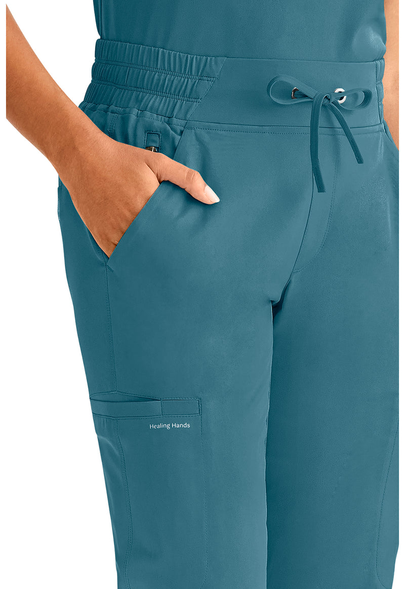 Fresh Blue - Women's Rhea Jogger Scrub Pants – Petite (View 2)