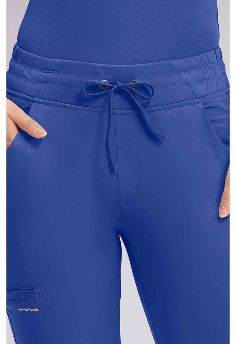 Galaxy Blue - Women's Rhea Jogger Scrub Pants – Petite (View 4)