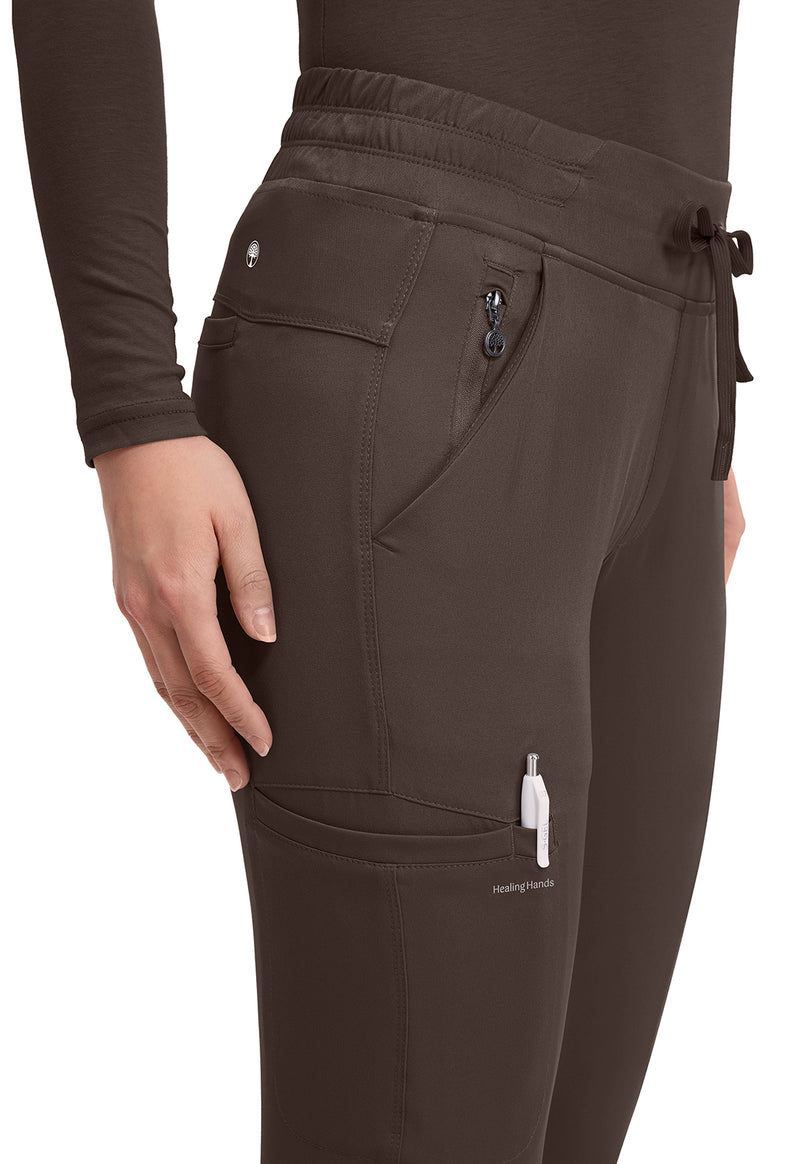 Dark Chocolate - Women's Rhea Jogger Scrub Pants – Regular (View 2)