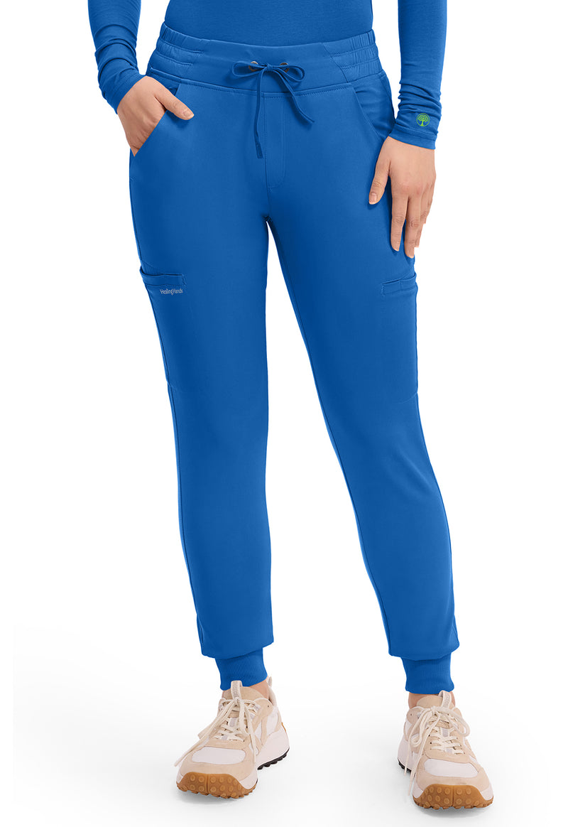 Royal - Healing Hands Works Women Scrub Pants - Front View