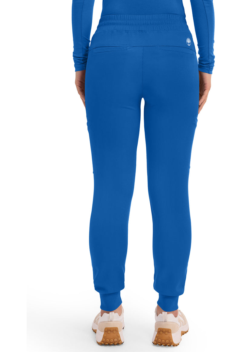 Royal - Healing Hands Works Women Scrub Pants - Back View