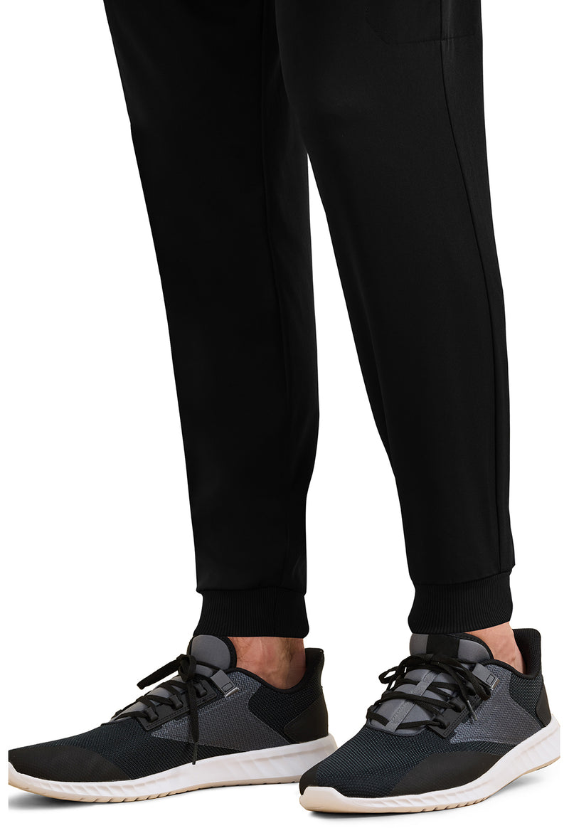 black - Rafael Men's Mid Rise Zip Fly Jogger (View 4)