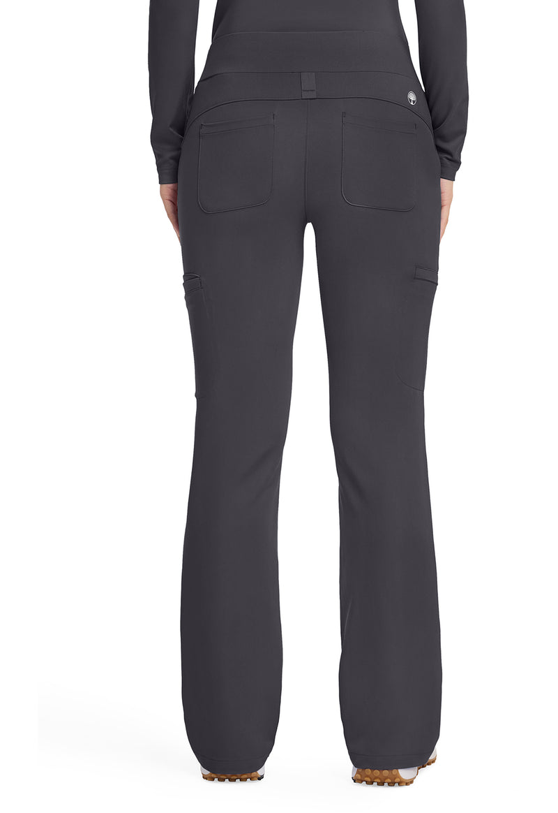 Pewter - High Waist Pant – Petite (Back)