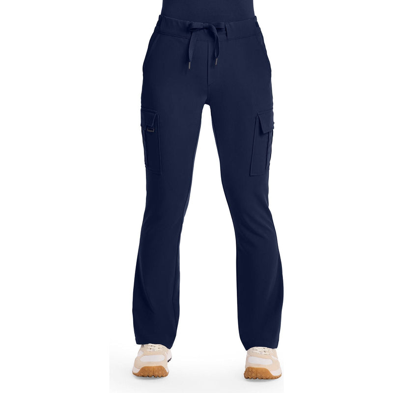 navy - Women's 6-Pocket Straight Leg Pant