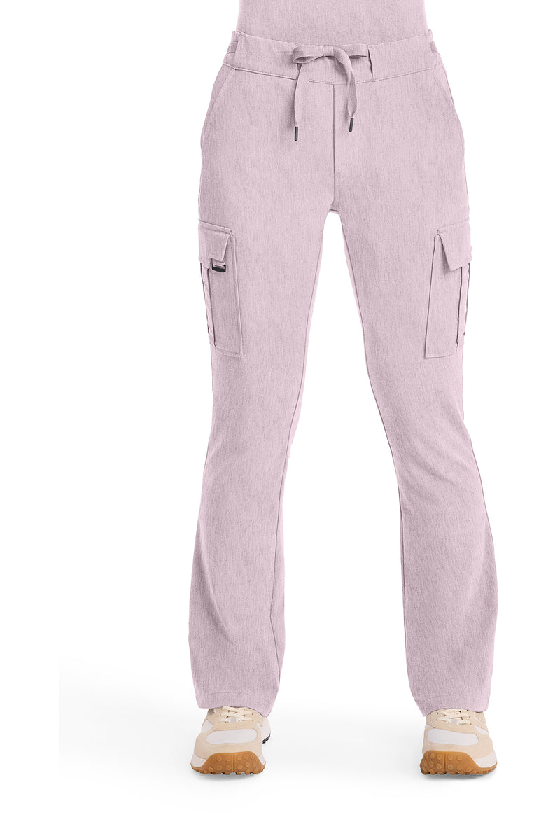 Pink Pearl - Healing Hands Quest Women Scrub Pants - Front View