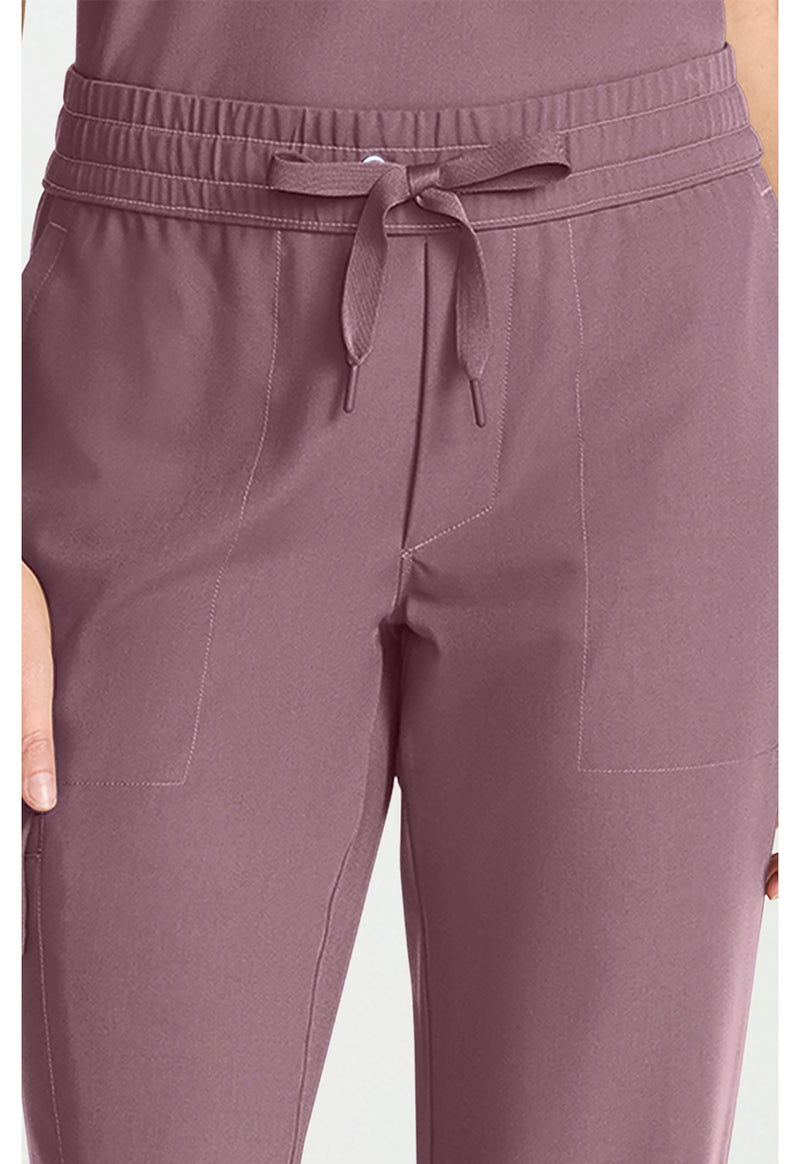 Elderberry - Women's Mid Rise Drawstring Straight Leg – Petite (View 4)