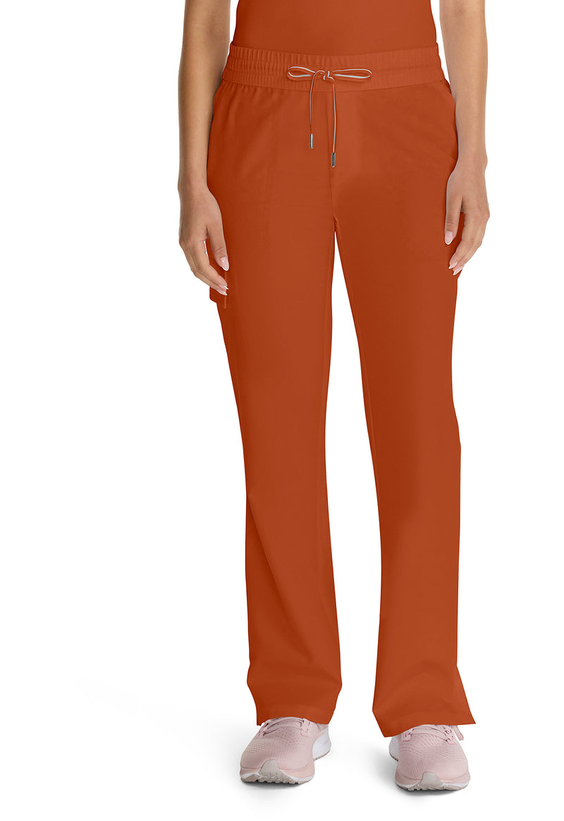Warm Sunrise - Healing Hands Quest Women Scrub Pants - Front View