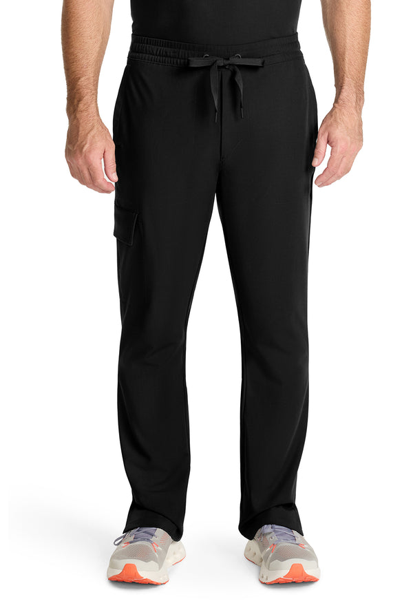 Men's Zip Fly Drawstring Scrub Pants
