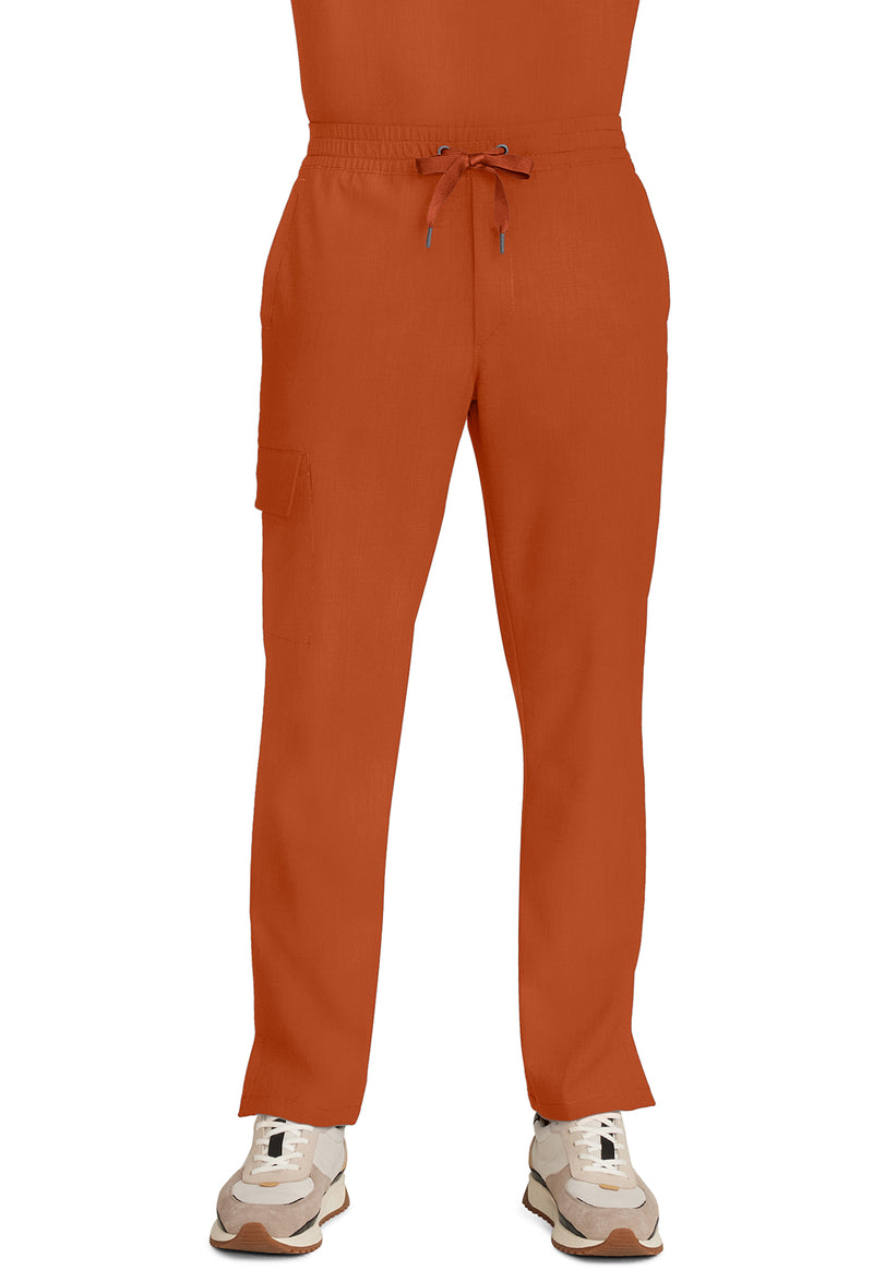 Warm Sunrise - Healing Hands Quest Men Scrub Pants - Front View