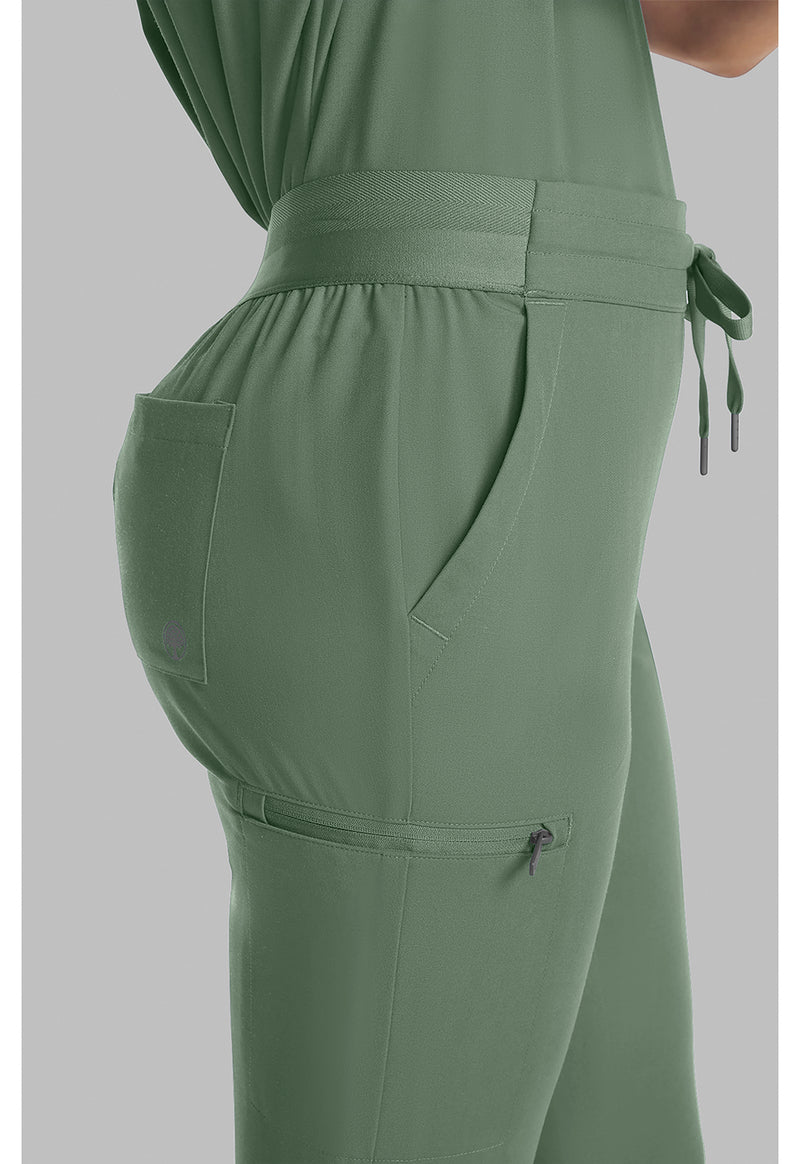 Acadia Green - Women's Mid Rise Jogger (View 2)